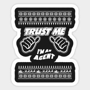 Trust me, i’m an AGENT – Merry Christmas Sticker